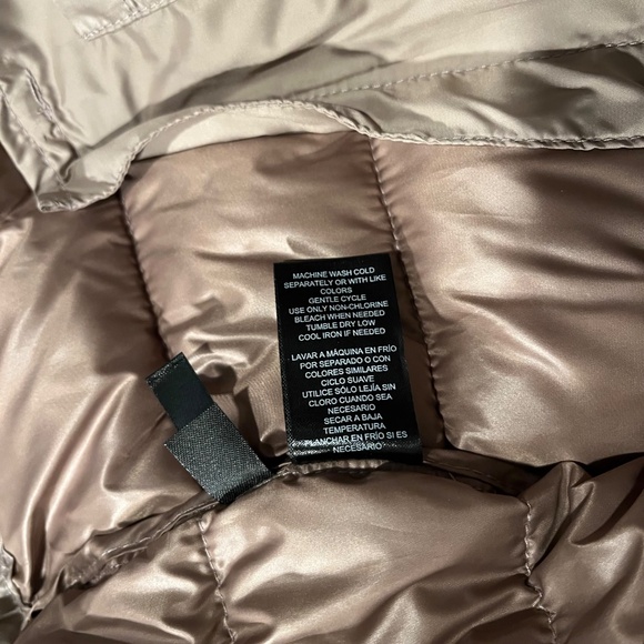 KENNETH COLE BROWN WOMENS HOODED QUILTED LINED  PUFFER JACKET SIZE LARGE *NWT* - Picture 12 of 14